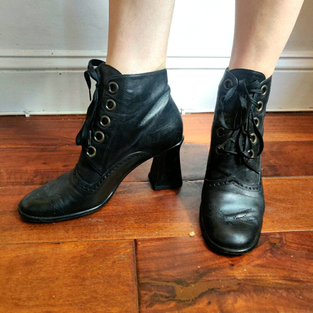 Charles Jourdan Bis Lace Up Wingtip Bootie